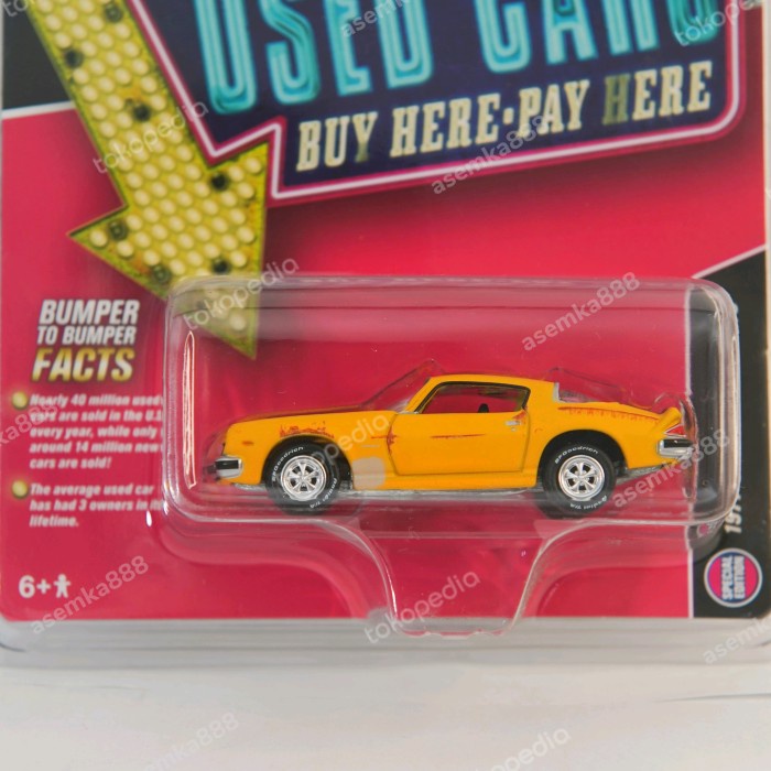 HOT SALE JOHNNY LIGHTNING 1/64 DIECAST 1977 CHEVROLET CAMARO TERLARIS