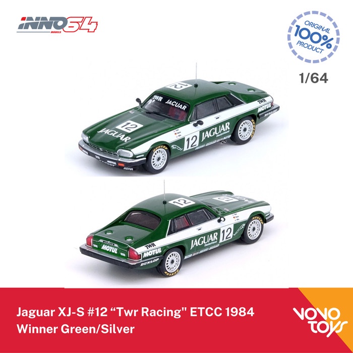 PROMO INNO 1/64 JAGUAR XJ-S #12 TWR RACING ETCC 1984 WINNER INNO64 TERBARU