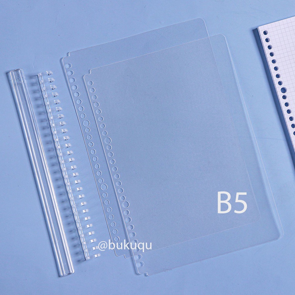 

[CODE BARANG 108CHN] Cover Mika + Ring B5 Sampul untuk Binder - Loose Leaf - Notebook by bukuqu Sale of Month