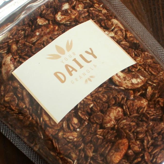 

Granola Roasted (Chocolate & Seed & Cashew) by YDG - Cereal Oat Muesli