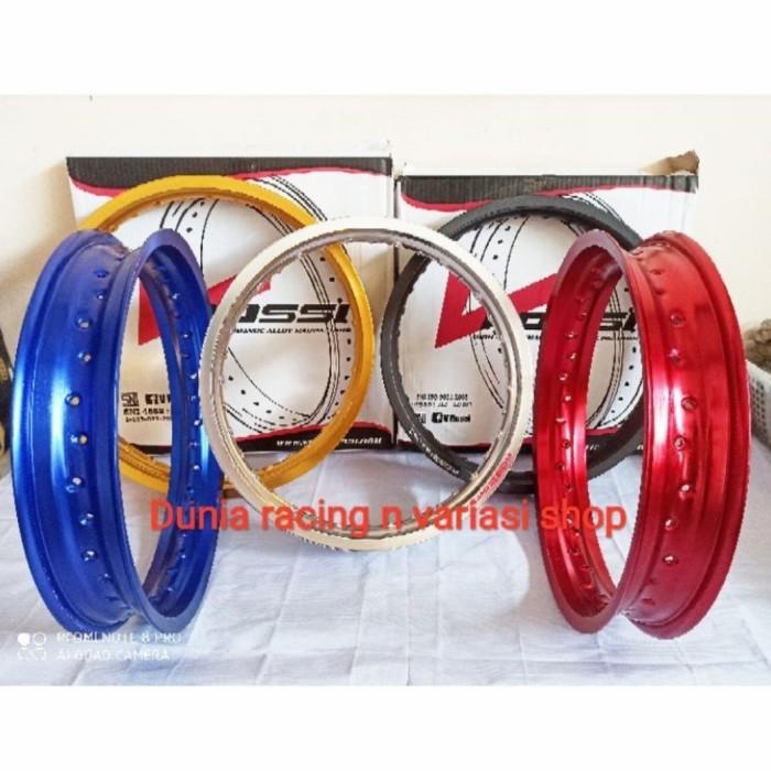 Velg Rossi Wm Ring 17 250/300 Biru Merah Hitam Silver Gold