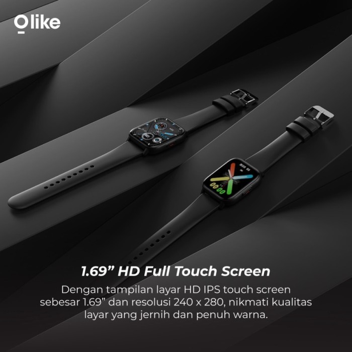 TERLARIS OLIKE W12 SMARTWATCH HORIZON GARANSI 1 TAHUN