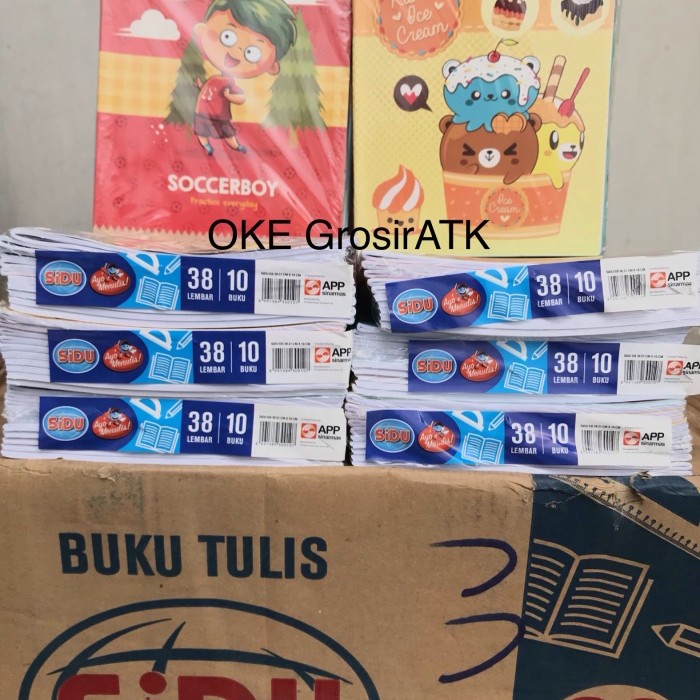 

Buku Tulis Sidu 38 Lembar [Pak=10 Pcs]