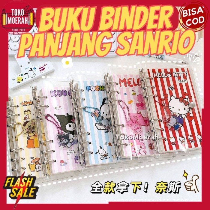 

Buku Binder Panjang Sanrio Buku Notebook Buku Catatan Jurnal Sanrio