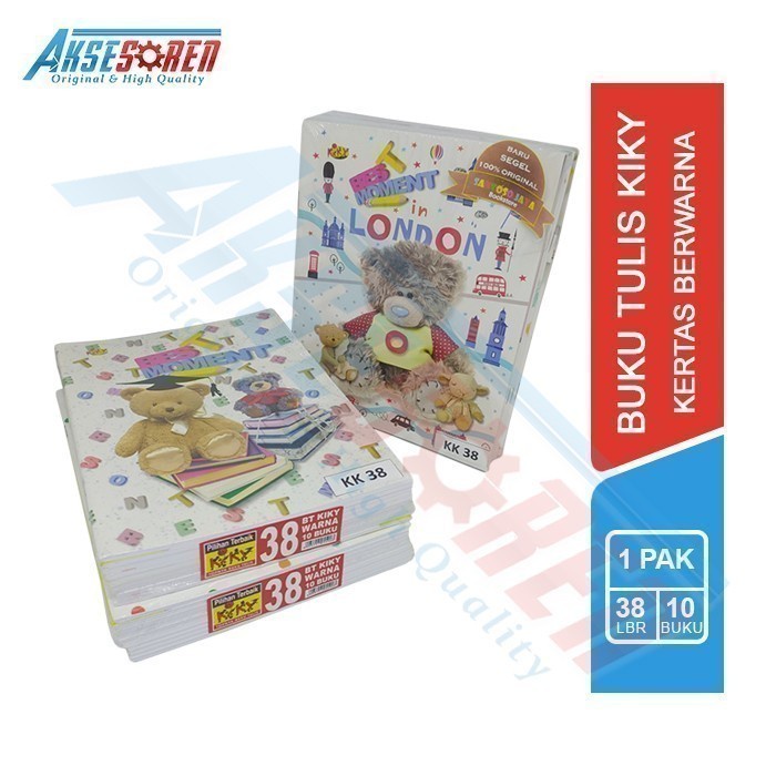 

Buku Tulis Sekolah Kiky [Isi 38 Lembar/ 1 Pack] / Write Book Kiki
