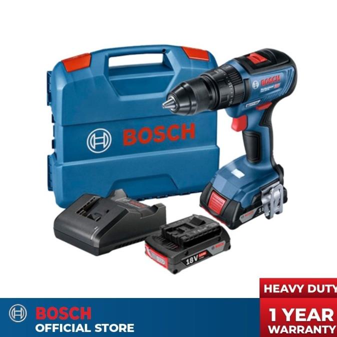Bosch Gsb 18V-50 - Mesin Bor Tembok Baterai Cordless Drill Brushless