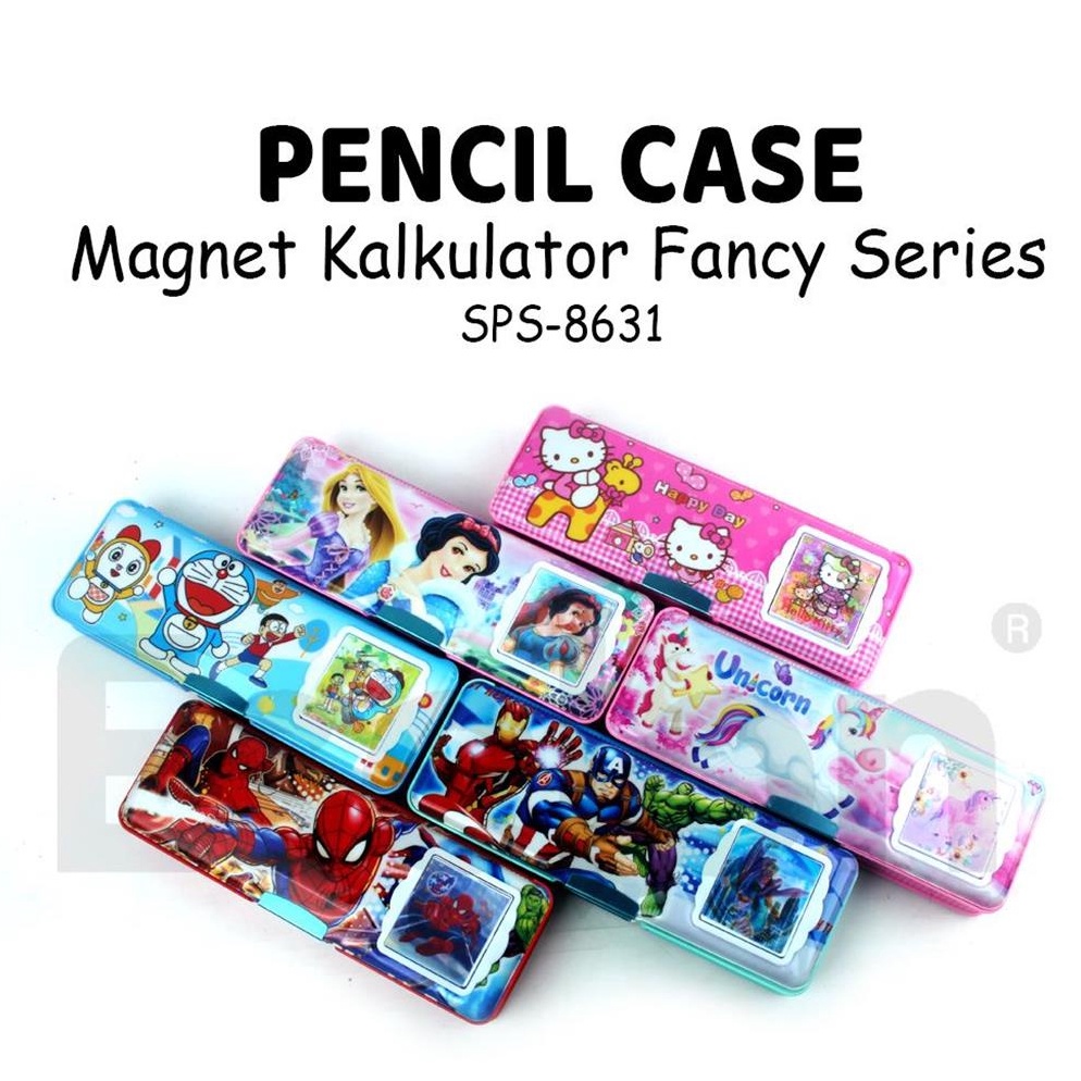 

BH5865 Kotak Pensil Magnet Kalkulator Karakter 8631 / Kotak Pensil TANPA Serutan 10081