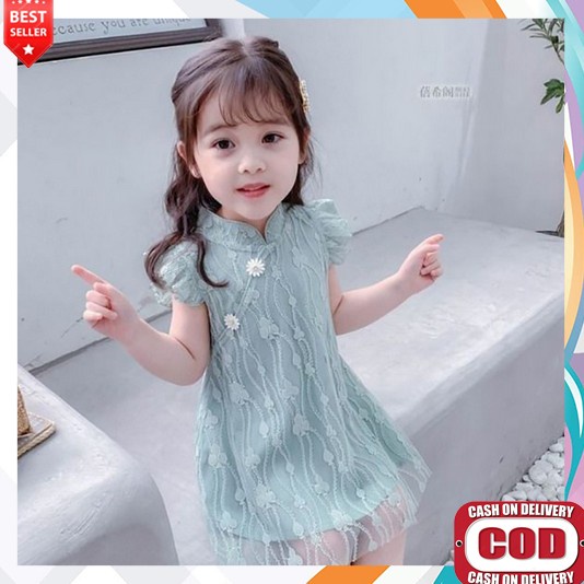 Dress Anak Perempuan 3 4 Tahun 2 Umur 1 Lucu 6 7 Cewek 5 9 12 Thn 8 Pakaian Anakanak Drres Tunik Bal