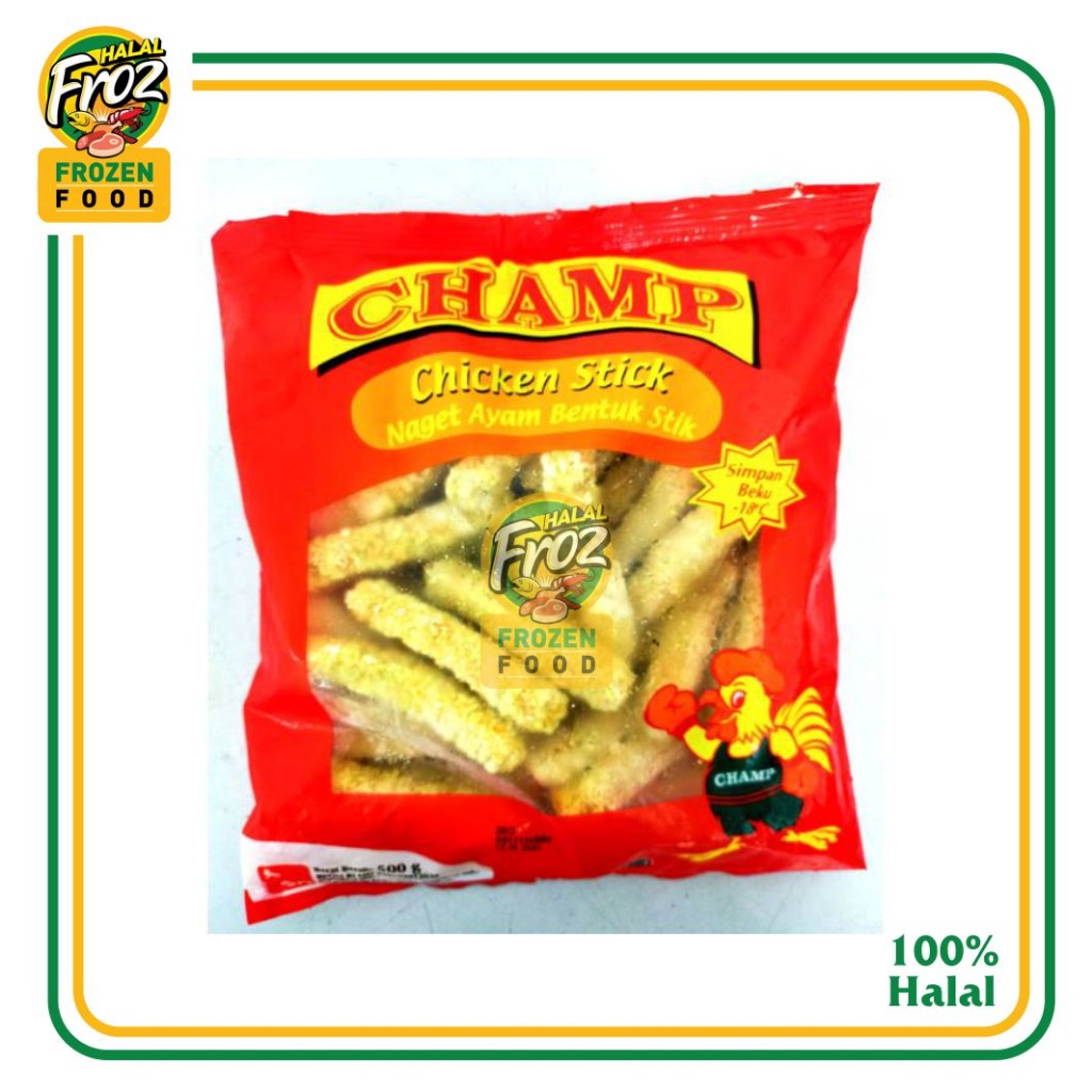 

Naget Ayam Champ Stick 500gram HFPRS