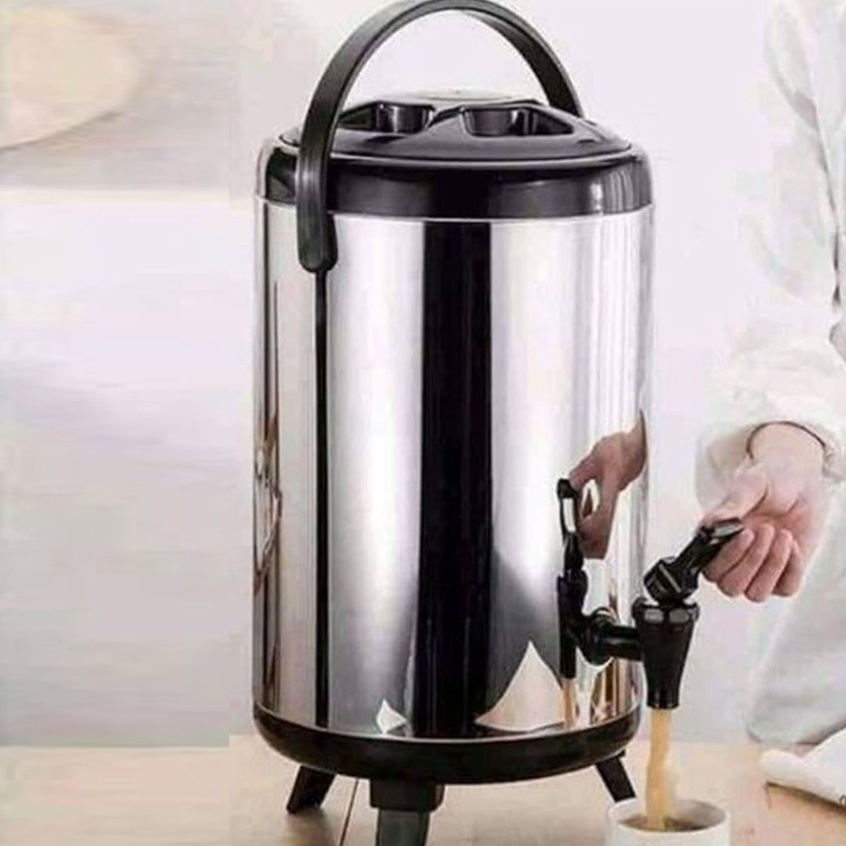 ➯ Water Jug Drink Jar Milk Tea Bucket Stainless Steel 8l/ 10l/ 12L - Polos o Kemasan Baru ★★.