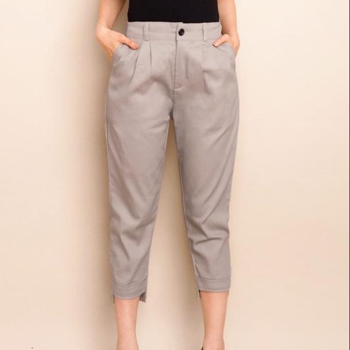 Shenelin Celana 7/8 Wanita Katun Stretch Penny