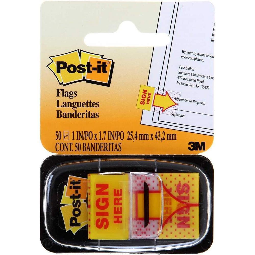 

STICKY NOTES PEMBATAS / POST IT / PENANDA PANAH - 3M SIGN HERE 680-9