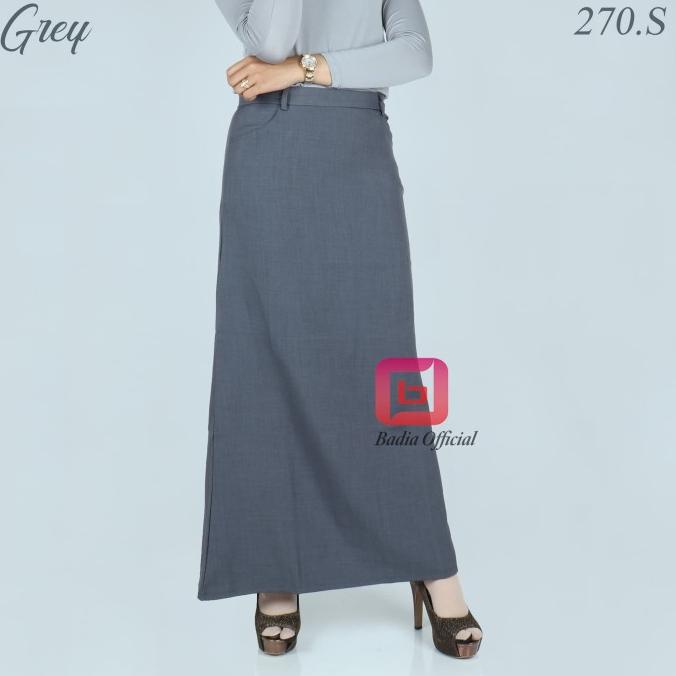 Rok Line A Rok Kantor Formal Kerja Rok Hitam Polos Casual