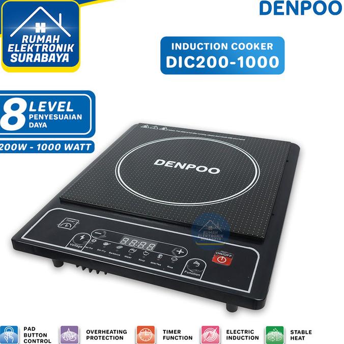 DENPOO KOMPOR INDUKSI KOMPOR LISTRIK DIC 200-1000