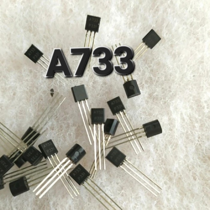 6 Buah transistor 2sa733 a733 2sa a 733 kta733 kta 733 ori asli original kw 1