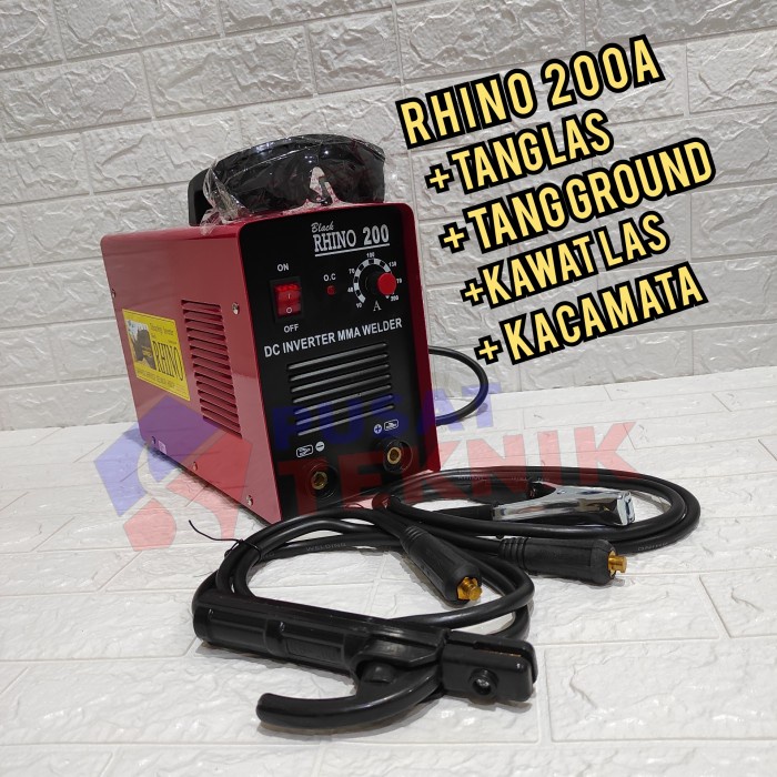 MESIN LAS INVERTER RHINO 200 A - MESIN LAS RHINO 200 AMPERE