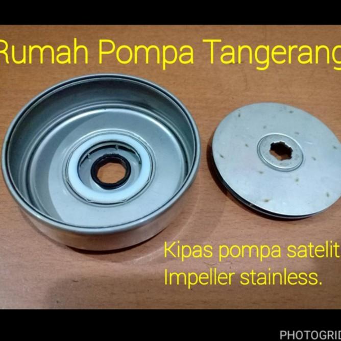 Sparepart Pompa Kipas Pompa Satelit Submersible Impeller Stainless 4"