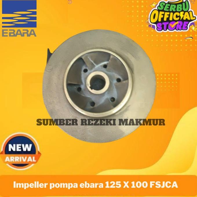 Impeller Pompa Ebara 125 X 100 Fs Jca Kipas Pompa Ebara 125X100 Fsjca