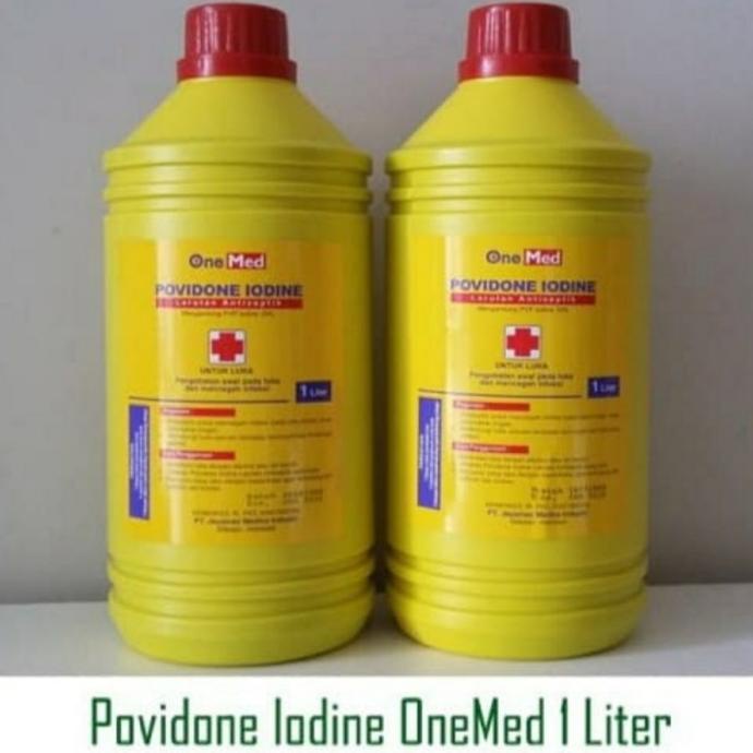 POVIDONE IODINE 1 LITER BETADINE ANTISEPTIK OBAT LUKA LUAR