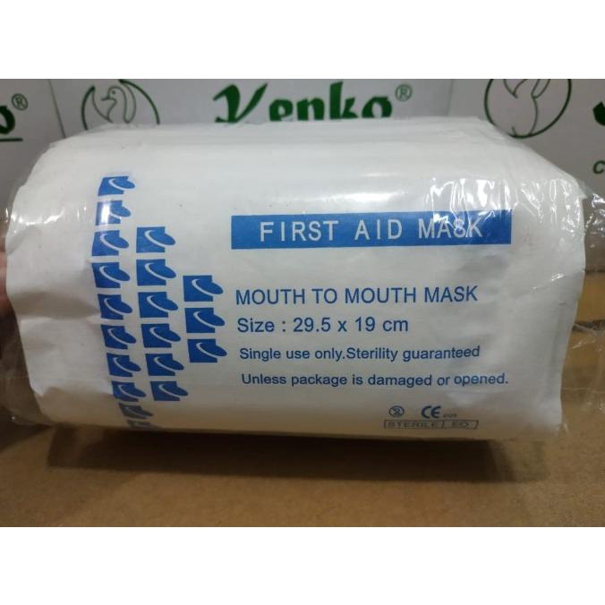 Mouth to Mouth Mask CPR / Masker CPR Kenko / CPR FACE SHIELD