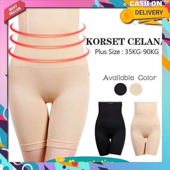 Cwlana Celna Jumbo Pelangsing Pinggang Celana Korset Wanita Lorset Kordet Melahirkan Kekinian Olahra