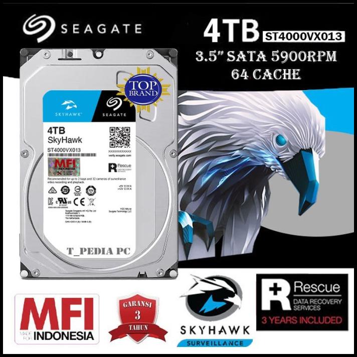 Best Product Seagate 4Tb Skyhawk 3.5" Mfi
