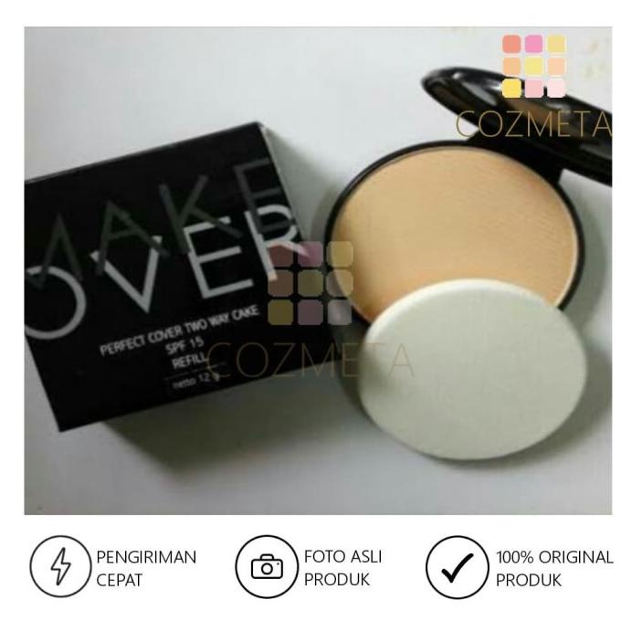 Make Over Perfect Cover Two Way Cake Refill Bedak Padat Refil