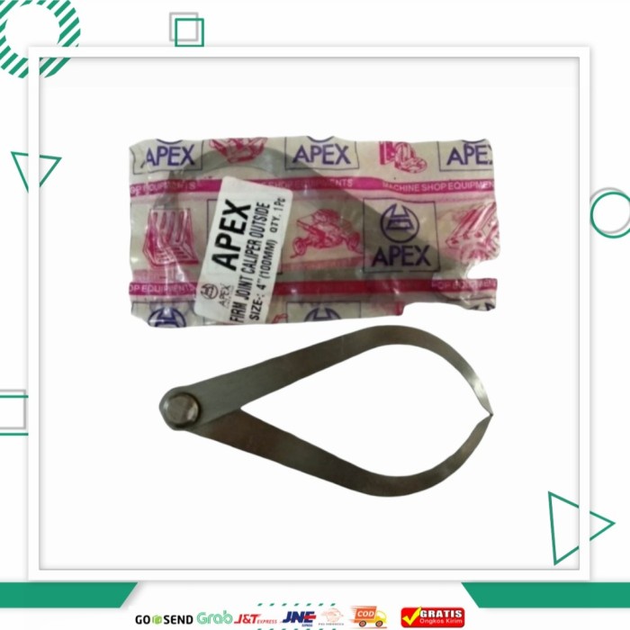 

Bestseller Jangka Luar / Firm Joint Caliper Outside, Ukuran 4" (Polos) Merk Apex