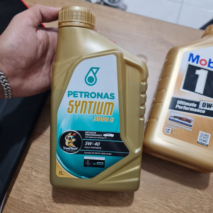 Oil Petronas Syntium 3000 E Sae 5W-40 Full Synthetic Ori Amg Petronas
