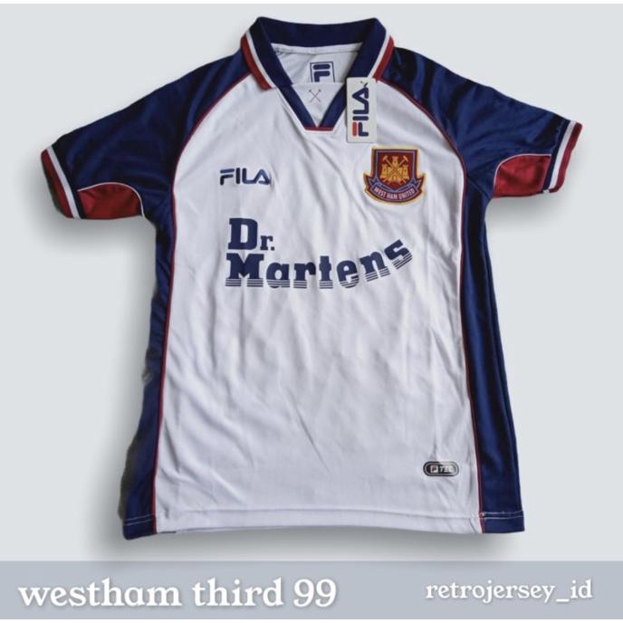 Jersey Westham Away 99 Retro
