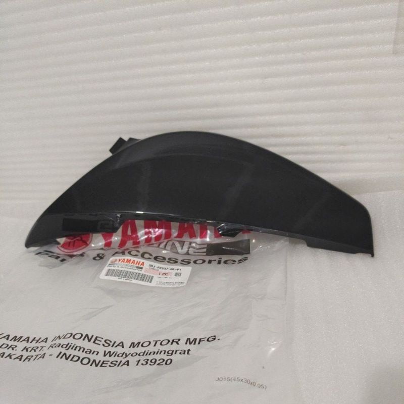 Cover sayap Sambungan luar Panel Samping Kiri Hitam Yamaha Mio GT Original 2BJ-F835U-00-P1