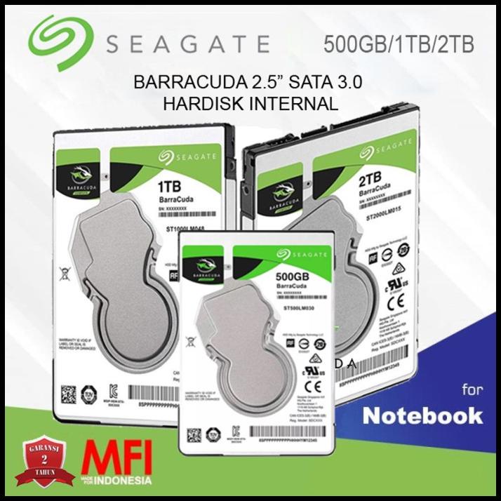 Best Product Hardisk Laptop 2.5" Seagate Barracuda 500Gb/1Tb / 2Tb - Garansi Resmi
