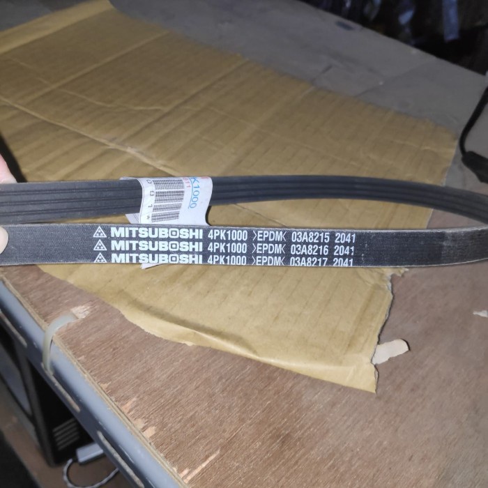 Best Seller Mitsuboshi Fan Belt 4Pk1000 Epdm Tali Kipas Fanbelt 4Pk 1000