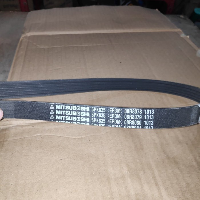 Best Seller Mitsuboshi Fan Belt 5Pk835 Epdm Tali Kipas Fanbelt 5Pk 835 Ertiga