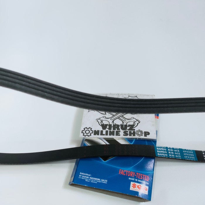 Fan Van Belt Sabuk Kipas Suzuki 4Pk990 4Pk 990 Original Suzuki Murah