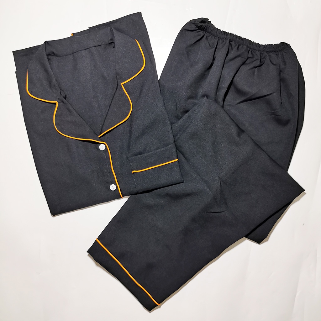 Baju Tidur Wanita Dewasa Setelan Sexy Terbaru Lengan Panjang Piyama 3In1 Beby Dol Model Sekarang Cel