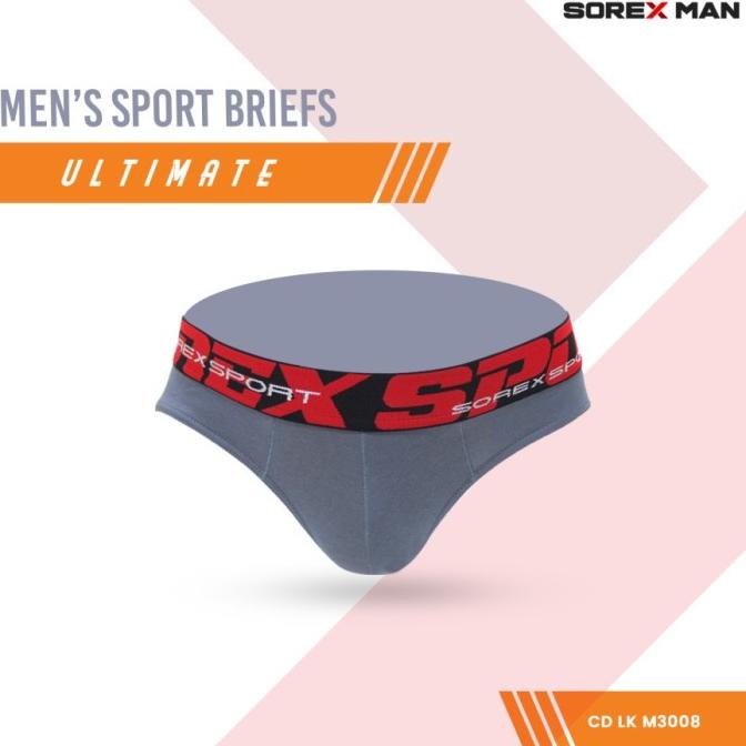 ISI 3 Celana dalam Sorex Man | CD Sport Pria 3008 | dalaman pria murah