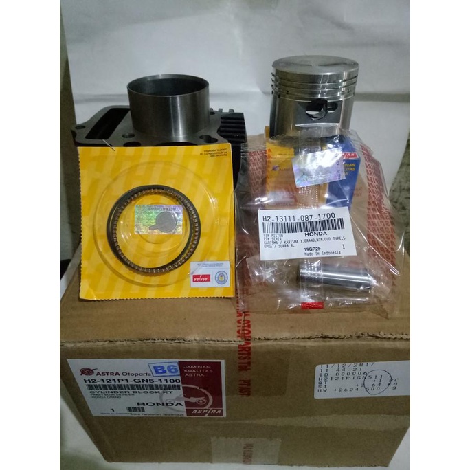 SALE blok block seher dan piston kit grand supra aspira Termurah