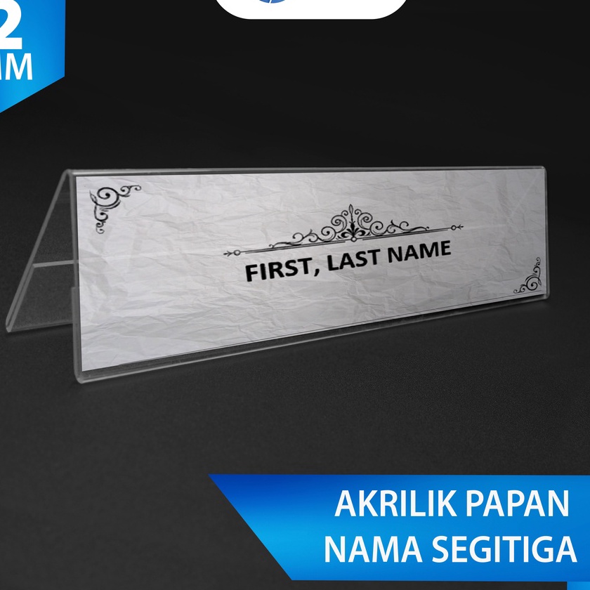 

[P RL㊛✯> 【CASSA】AKRILIK / ACRYLIC / DISPLAY PAPAN NAMA MEJA PANITIA SEGITIGA- siapp.dikirim..!