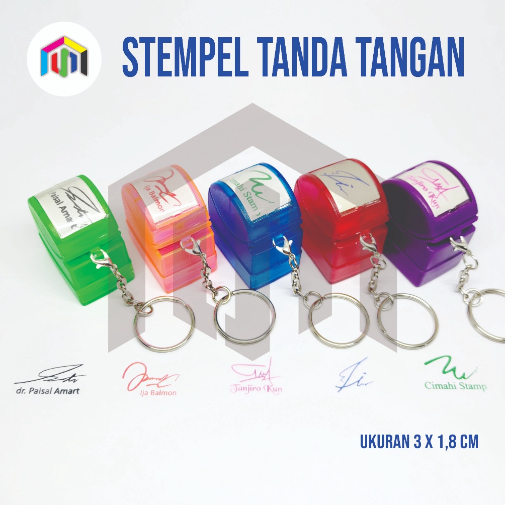 

Terupdate Stempel Tanda Tangan 3 x 1,8 cm HVH