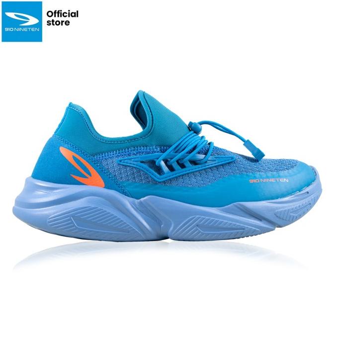910 Nineten Ryu Swift Sepatu Training Biru/Oranye