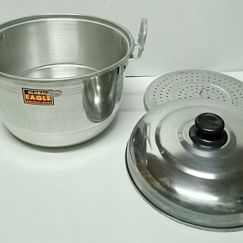 panci kukus kecil Langseng Kukus Dandang Steamer 20cm Global Eagle peralatan masak L0K4 BEST SELLER 