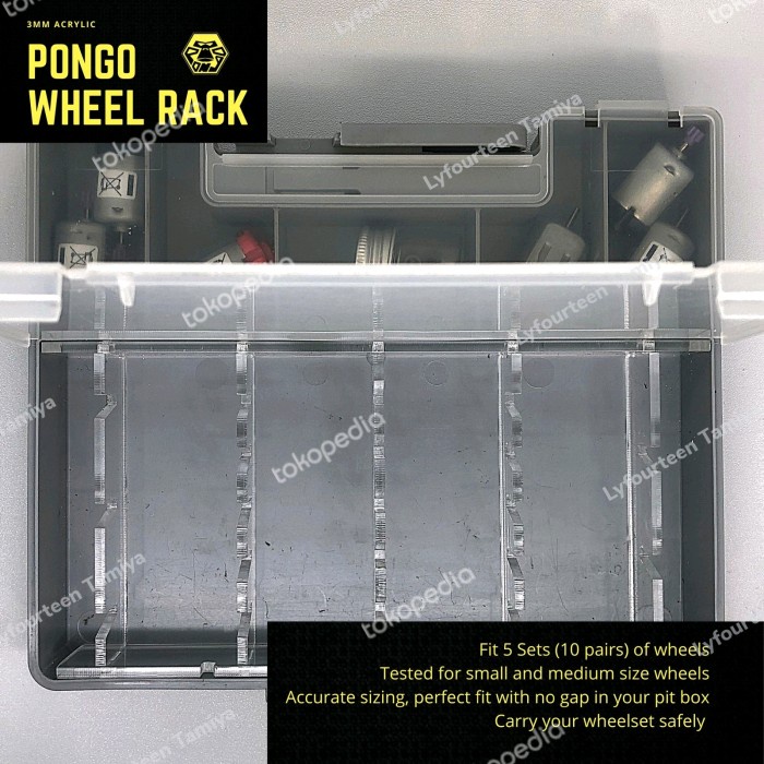 DISKON SPESIAL SEKAT AKRILIK BAN PIT BOX TAMIYA TERMURAH