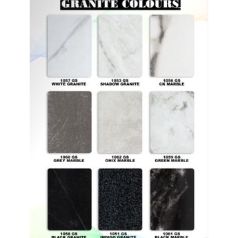 [CODEBARANG968GRT] HPL NO TACO NO AICA Granite Colours Winston Warna Keramik / Ceramic / Granit NO T