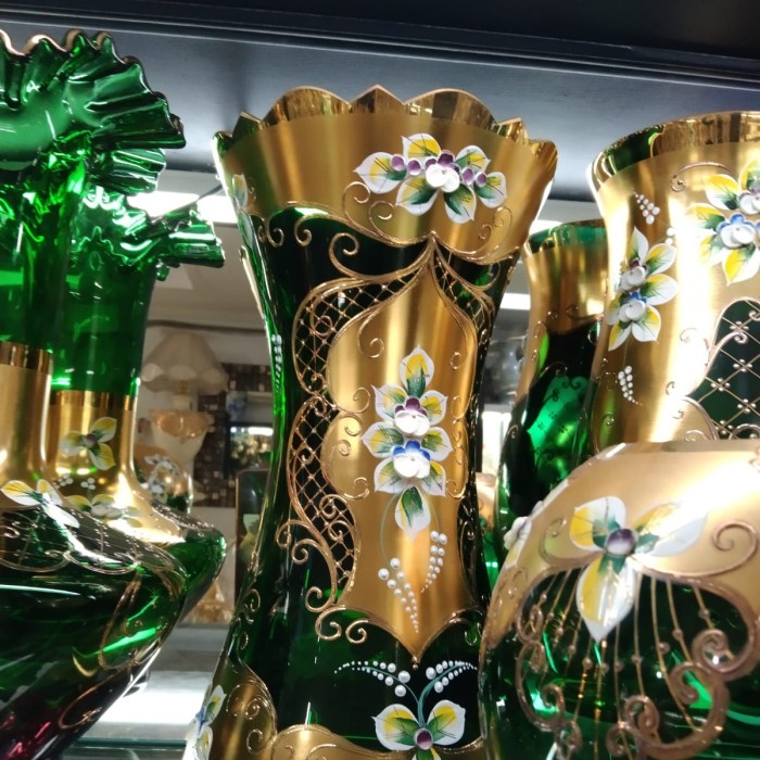 Vas Bohemia Crystal Full Gold Original