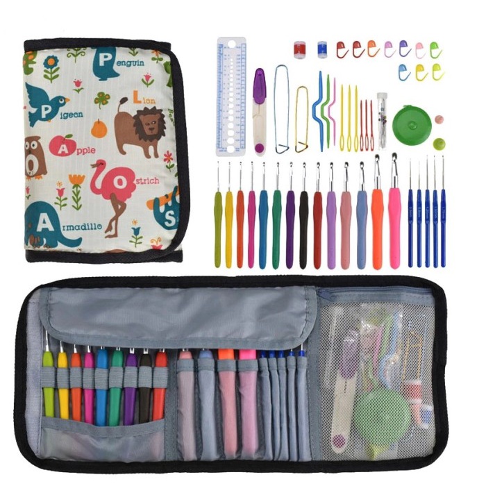 

HAKPEN (ALAT RAJUT / CROCHET HOOK) DOUBLE CASE ANIMAL SET