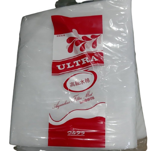 KAPAS ULTRA MERAH BESAR MEDIA FILTER BUSA FILTER AQUARIUM ready