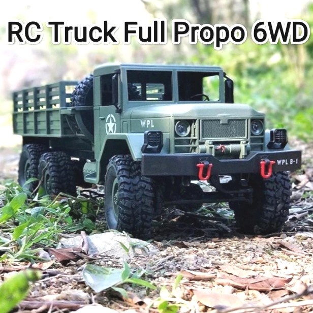 RC CAR FULL PROPO ARMY TRUCK MILITER OFFROAD PROPORTIONAL MOBIL REMOT