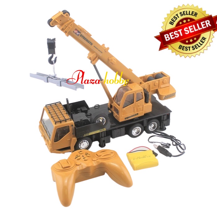 rc truck crane 8CH AOHAI 3822 rc alat berat mainan anak excavator