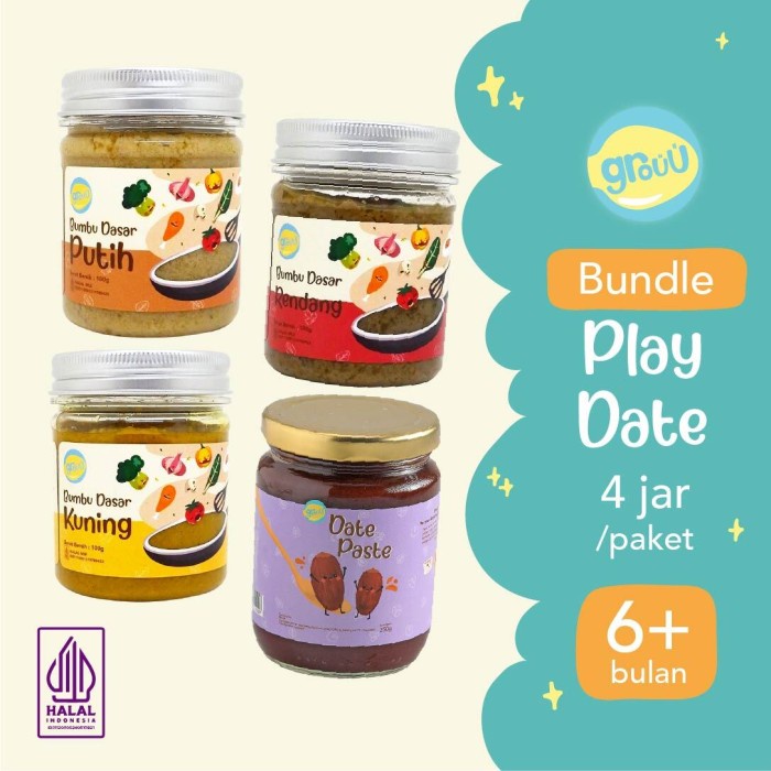 

Grouu - Cooking Package - Bumbu Masak Mpasi - Play Date